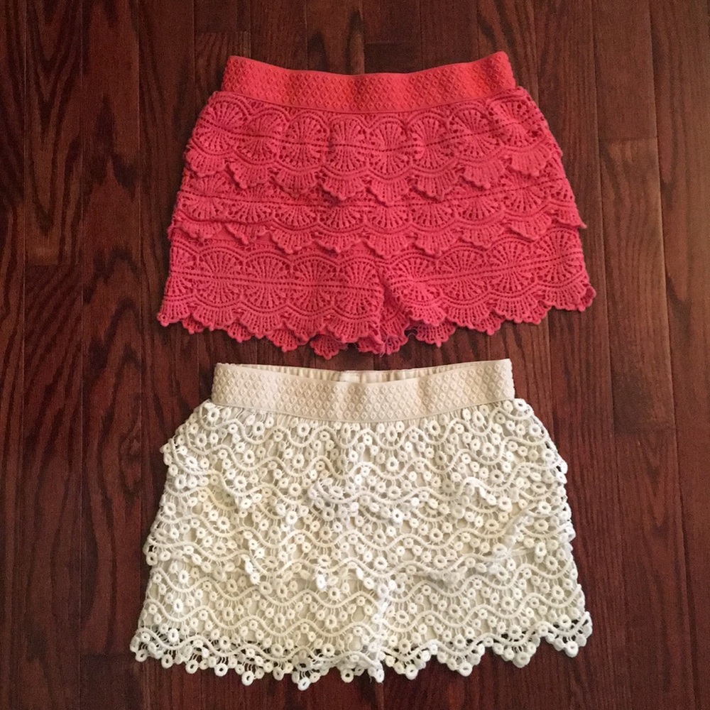 Girls Lace Shorts